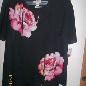 Sag Harbor, XL/LG, two piece top/skirt black